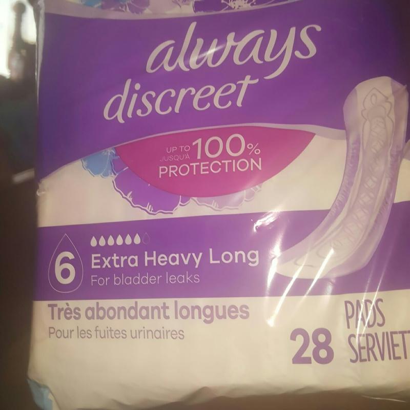 Always Discreet Incontinence Pads Long Plus reviews in Feminine