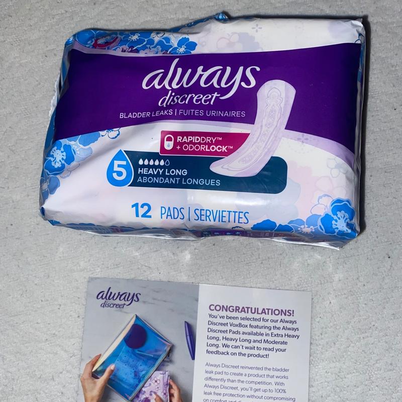 Always Discreet Heavy Pads - 5 Drops