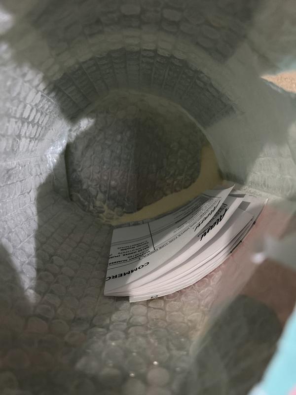 Photo submitted with review of product