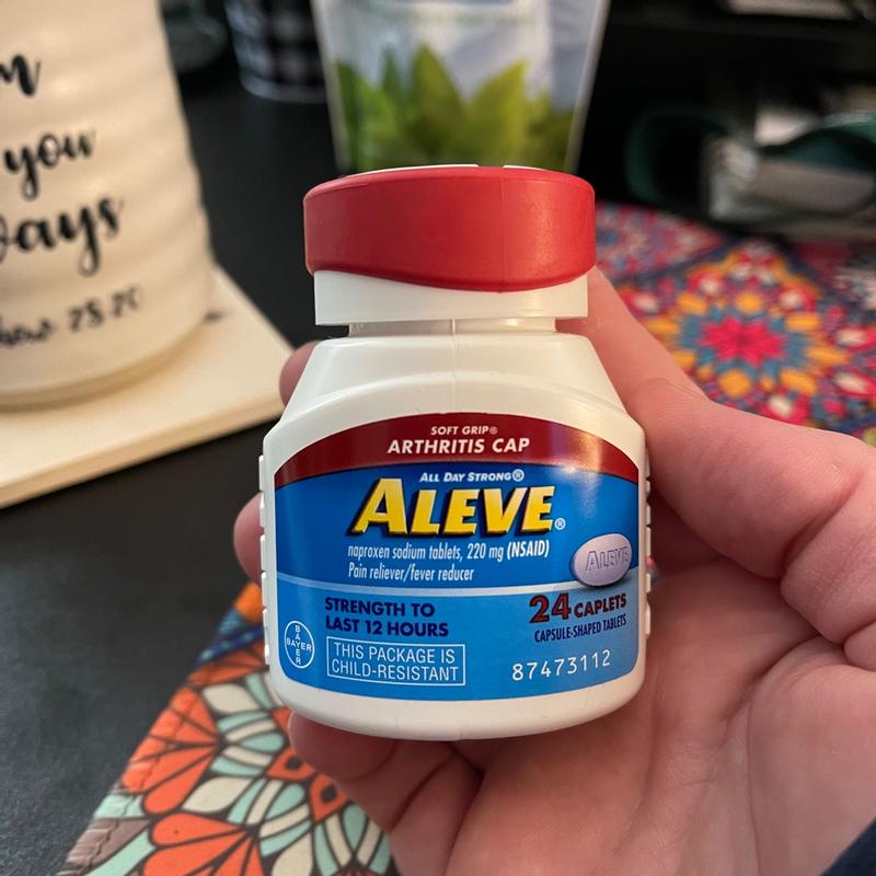 The Power of Aleve® (naproxen sodium) Soft Grip Cap