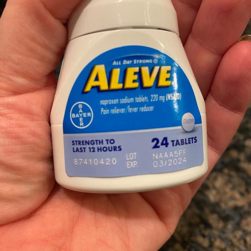 Powerful 12-Hour Pain Relief with Aleve® (naproxen sodium) Soft Grip®