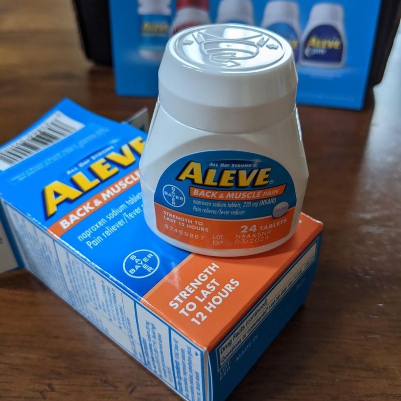 Get Back & Muscle Pain Relief with Aleve® Back & Muscle Pain