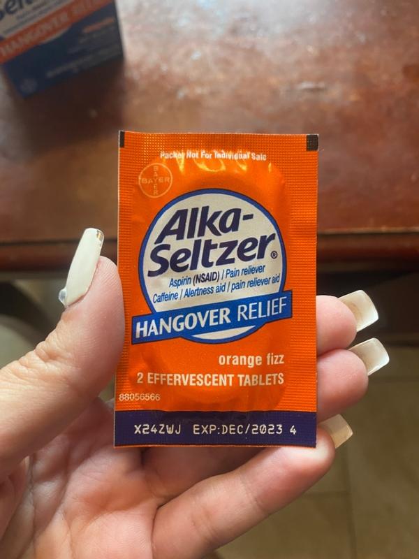 Alka-Seltzer Hangover Relief Effervescent Tablets