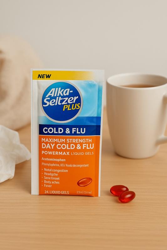 ホルメンコル　トライマックス Cold & Flu PowerMax® Gels Day | Alka-Seltzer Plus®