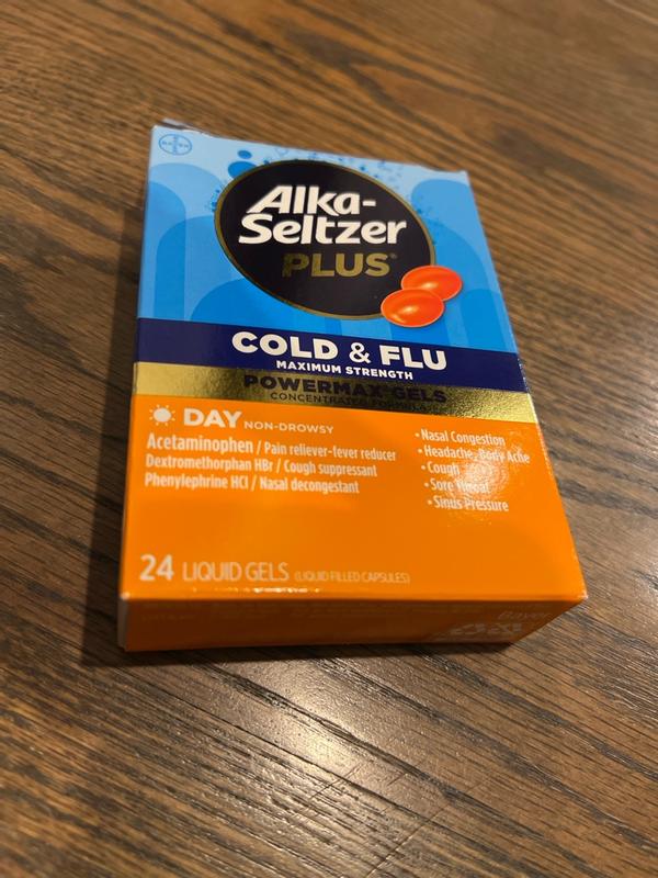 Cold & Flu PowerMax® Gels Night | Alka-Seltzer Plus®