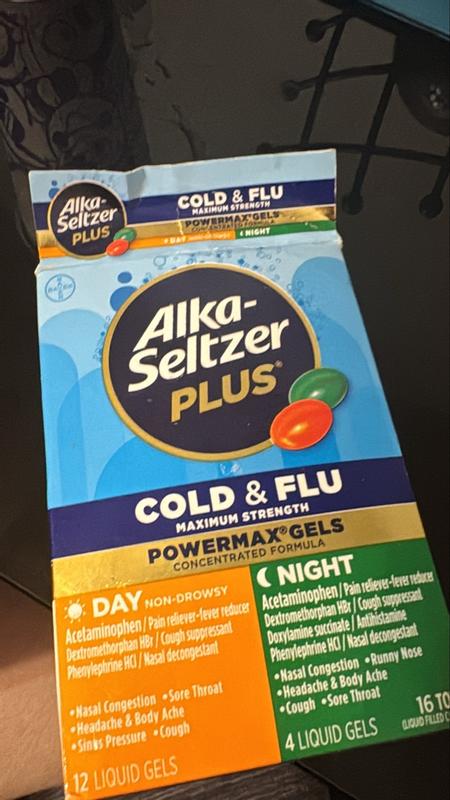 Cold & Flu PowerMax® Gels Day & Night | Alka-Seltzer Plus®