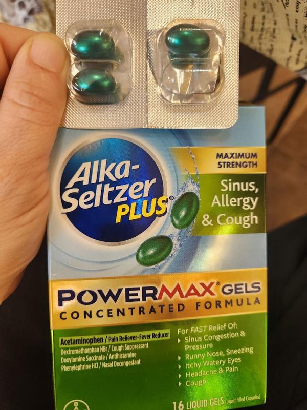 Sinus, Allergy & Cough PowerMax® Gels | Alka-Seltzer Plus®