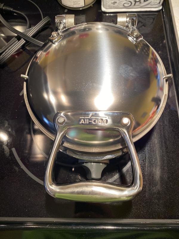 AllClad Classic Round Stainless Steel Waffle Maker Bed Bath and
