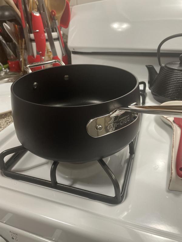3.5 quart sauce pan - it’s not deep enough
