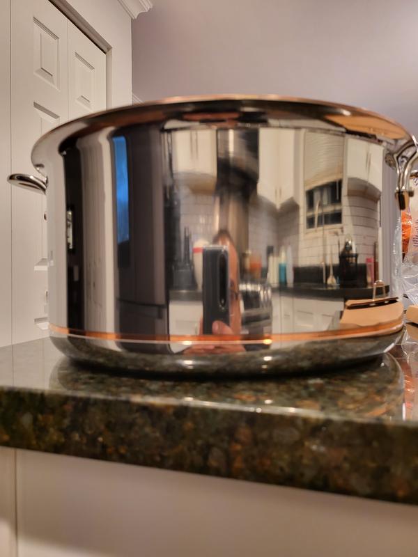 All-Clad 6508 SS Copper Core 8qt Stockpot - Stainless Steel for sale online