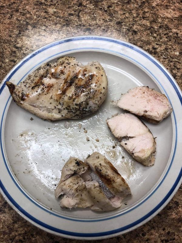 Cooked chicken!
