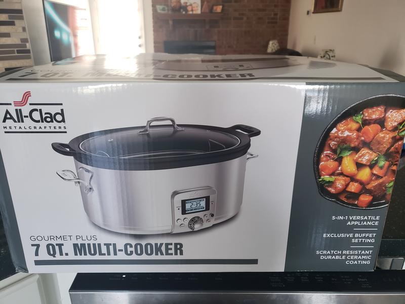 All-Clad Gourmet Plus Slow Cooker, 7-Qt. with All-In One Browning