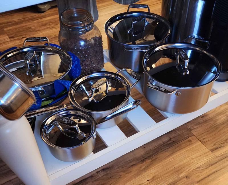 14-Piece BD5 Stainless Steel Cookware Set I All-Clad