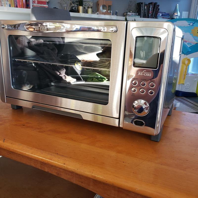 All Clad Digital Toaster Oven Grey Om901e50 Om901e50