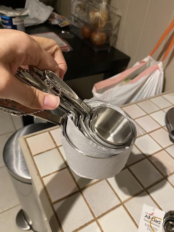 All-Clad, Kitchen, Allclad Stainless Steel Measuring Cup Set