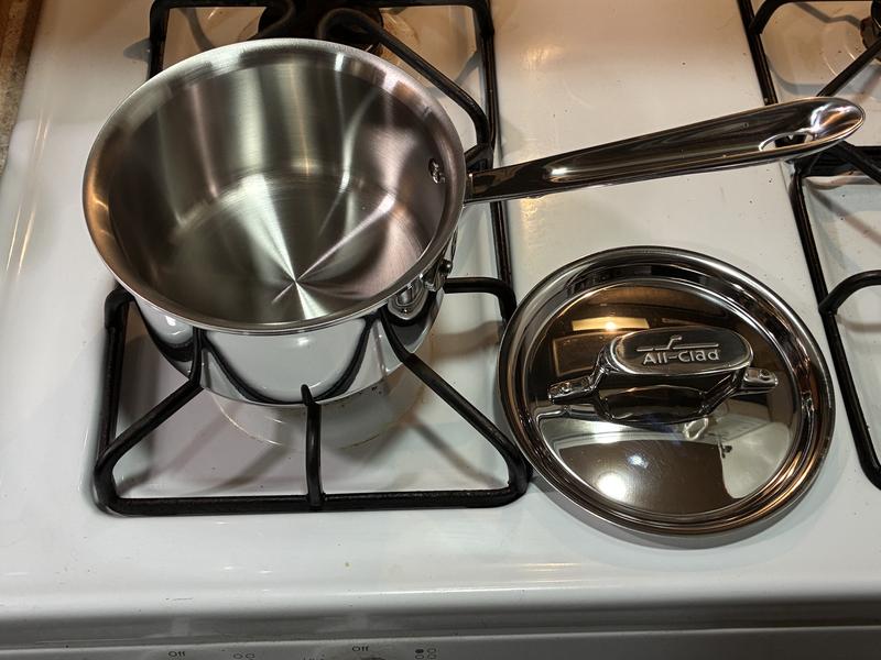 Pour & Serve: D5 2‑Qt Saucepan by All‑Clad
