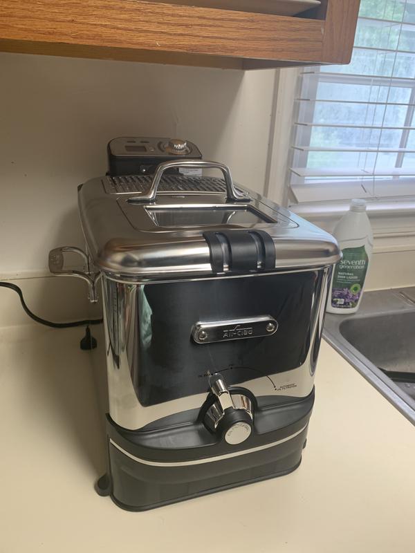 All-Clad Electrics Stainless Steel Deep Fryer with Basket 3.5