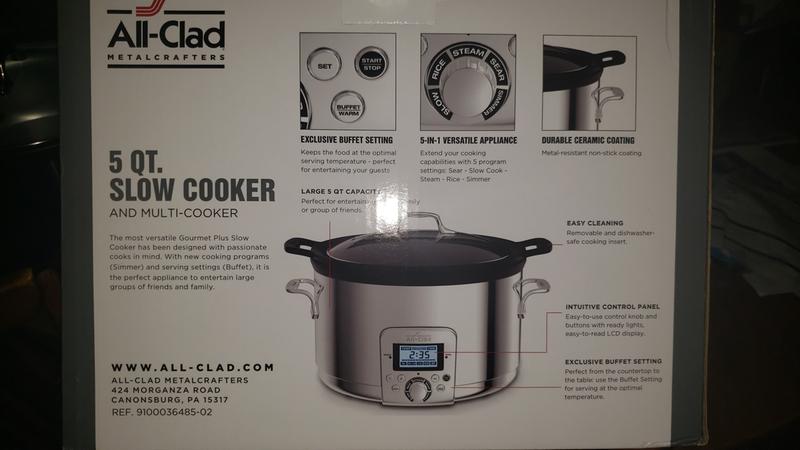 All-Clad 5-Qt. Gourmet Plus Electric Slow Cooker