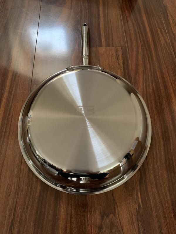 All-Clad SD551112 NS R1 D5 Stainless Polished 10.5 Nonstick Omelette Pan 5-Ply Bonded Construction