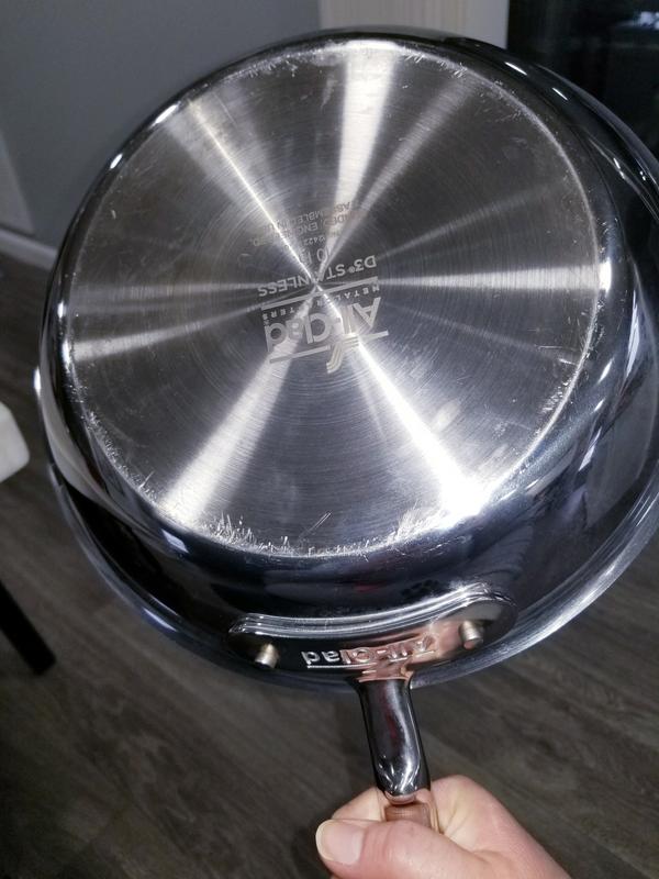 AllClad D3 Stainless 3ply Bonded Cookware Set, 5 piece Set Bed