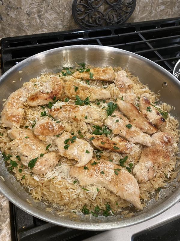 Can fit so much chicken, makes large casadillas, several meat patties. Fits my needs. Sometimes use multiple times a day.