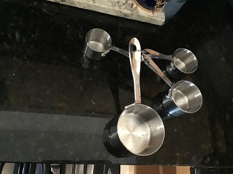 All-Clad Stainless Steel Dry Measuring Cups, Set of 5 + Reviews