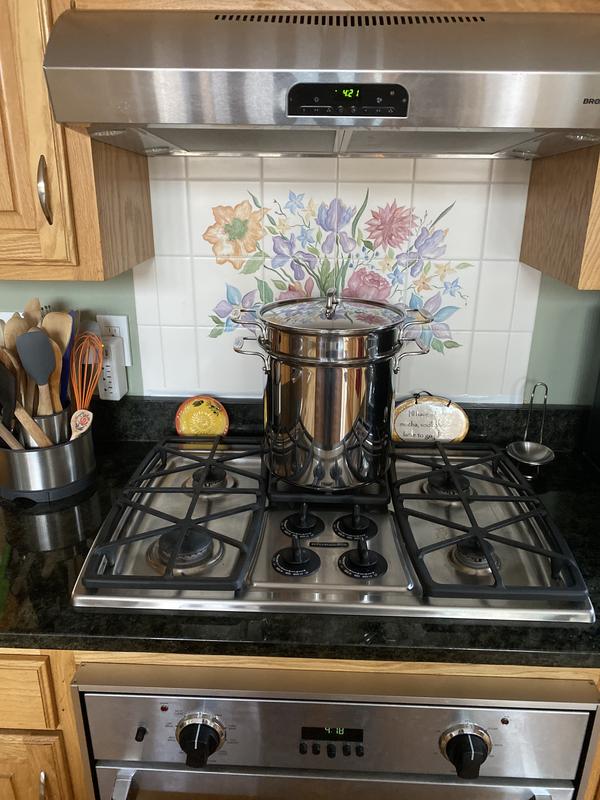 All-Clad Stainless Steel Stockpot with Pasta & Steamer Inserts, 8 qt.