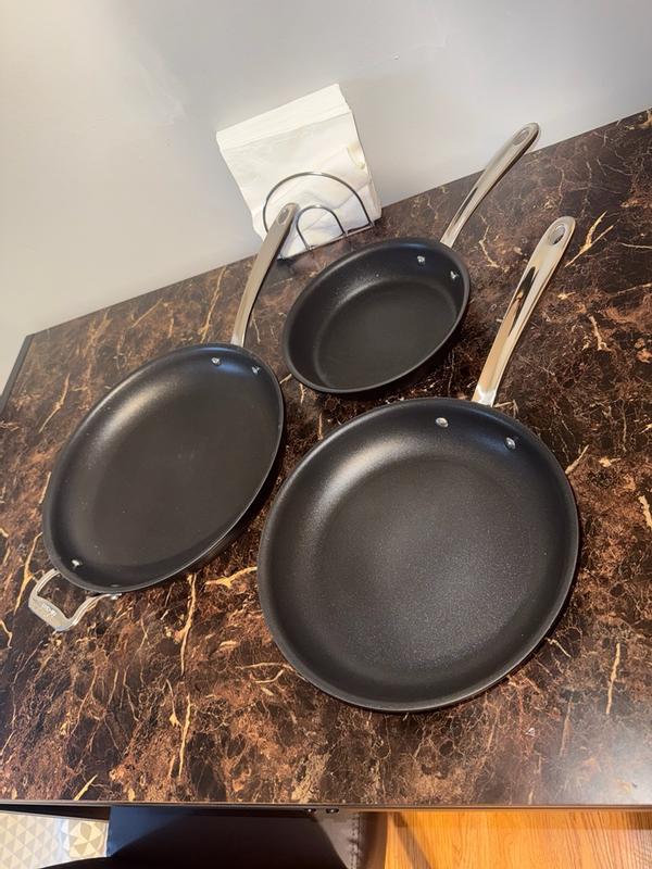 All Clad NS Pro Nonstick Three Piece Cookware