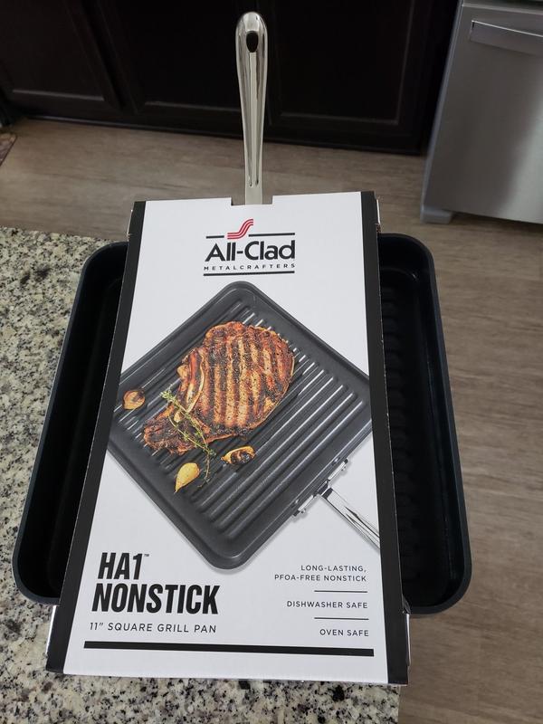 All-Clad HA1 20 Aluminum Non-Stick Grill Pan & Reviews
