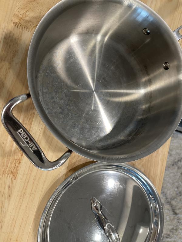 Slightly Blemished ALL-CLAD c4 Copper 2-QT Sauce Pan with Lid 
