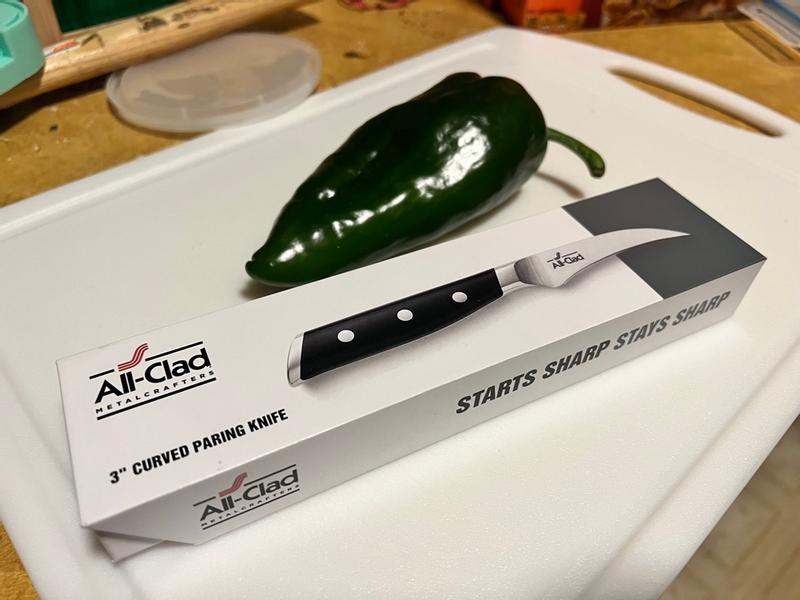 All-Clad Forged 3.5 Paring Knife | Crate & Barrel