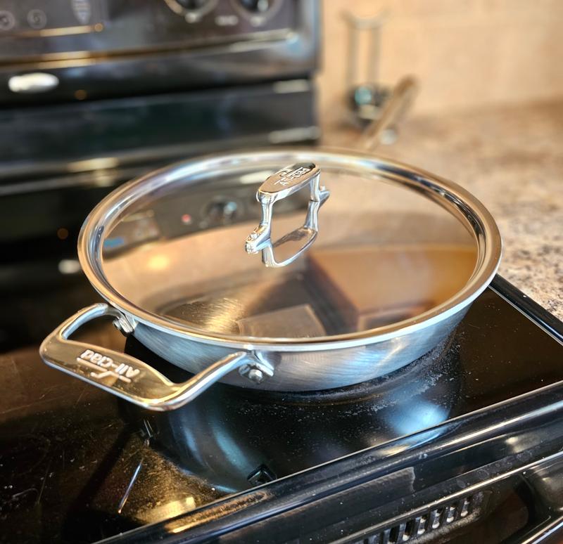 All Clad D5 Brushed Stainless Sauce Pan (with lid) - 4 Qt (BD55204)