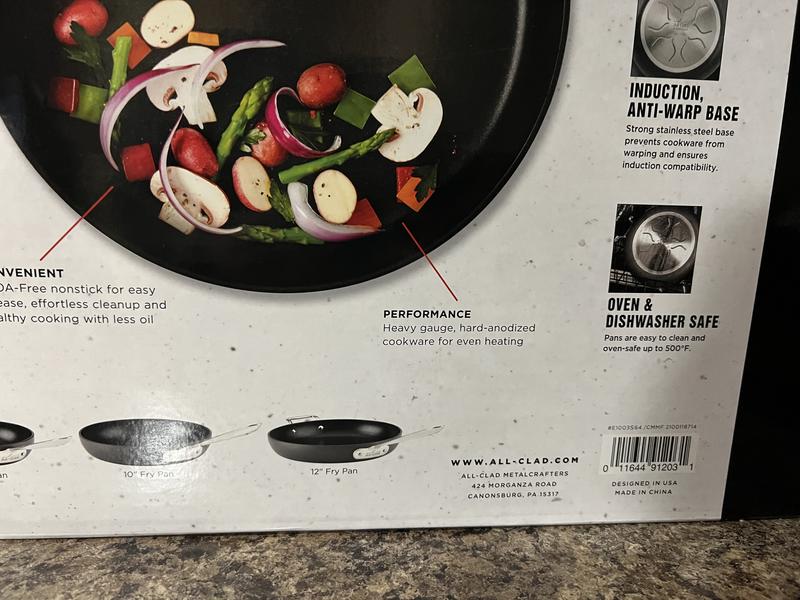 ALL CLAD 8.5 Inch Frying Pan Nonstick Essentials Hard Anodized New