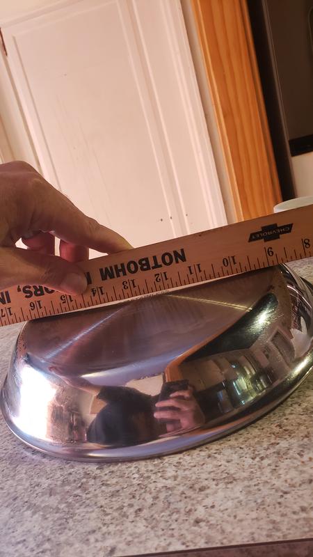 1/8 inch air gap in the middle.