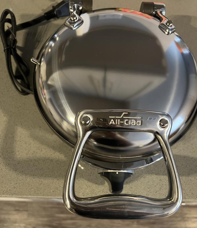 AllClad Classic Round Stainless Steel Waffle Maker Bed Bath and