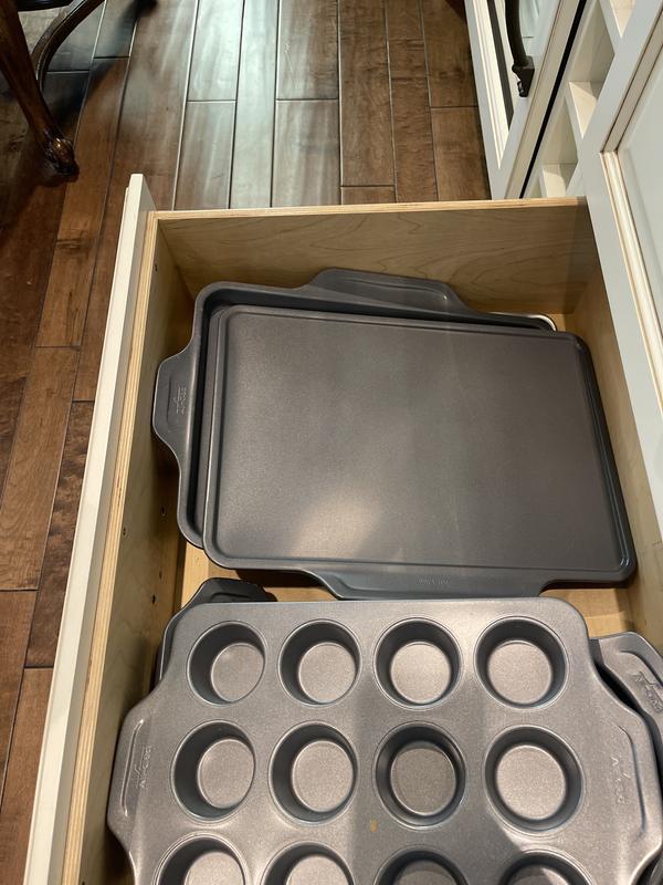 These are generous sized drawers and they still can’t be stored flat