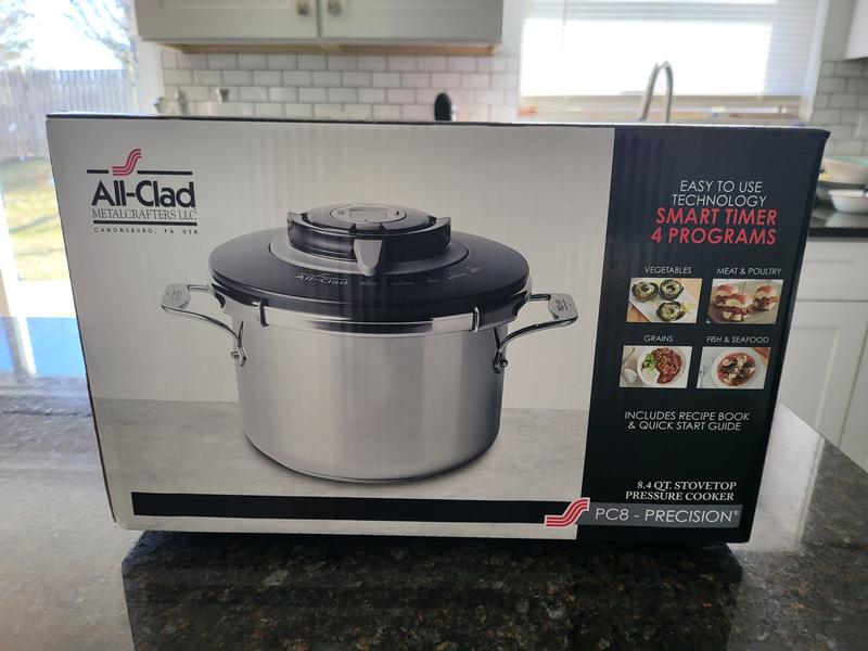 PC8-Precision Stainless Steel Stovetop Pressure Cooker