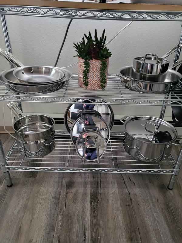 All Clad Stainless Steel 1.5 Quart Sauce Pan with Lid