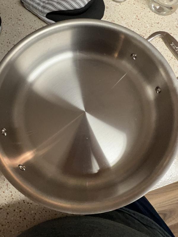 All Clad Copper Core 5-ply Lid Left on Gas Burner : r/AllClad