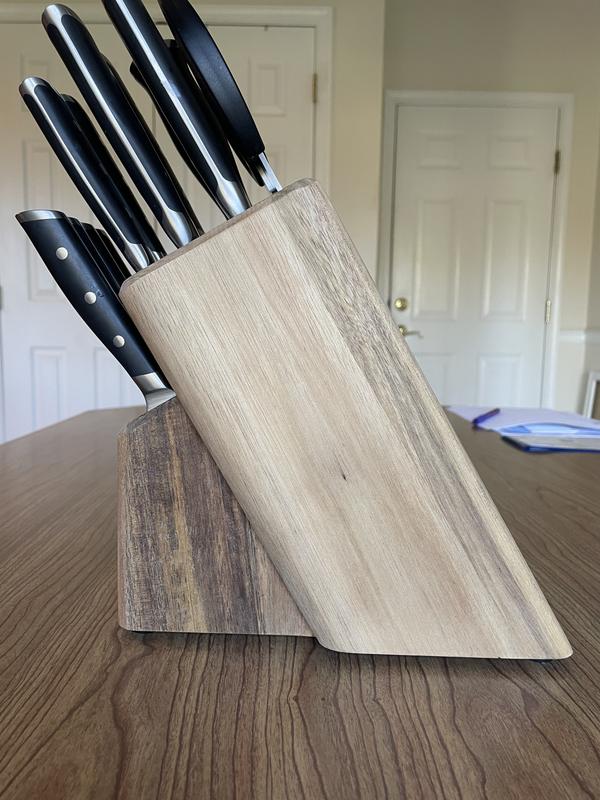  All-Clad Forged Steel Knife Set and Acacia Wood Block 7 Piece  Kitchen Knife Set, Knife Block Set, Kitchen Knives: Home & Kitchen