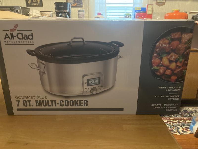 All-Clad Gourmet Slow Cooker with All-in-One Browning, 7-Qt
