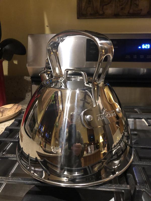 All-Clad Specialty 2 qt. Stainless Steel Whistling Stovetop Kettle &  Reviews