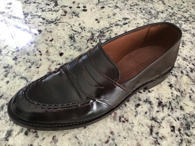 Randolph Shell Cordovan Penny Loafer | Men display picture 1