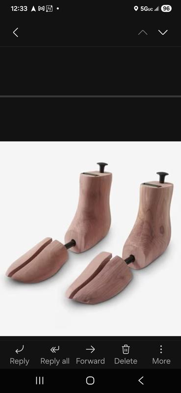 Combination Cedar Boot Trees with Knob | Men display picture 1