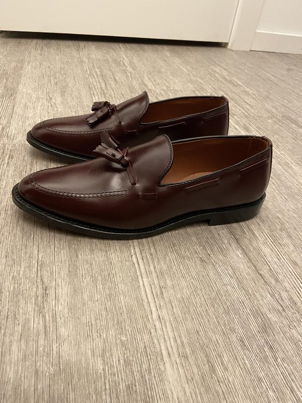 Customer photo for "Burgundy Dress Loafers"