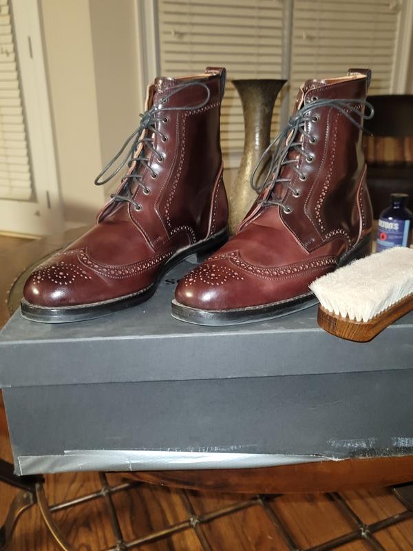 Dalton Shell Cordovan Dress Boot Men s Boots Allen Edmonds