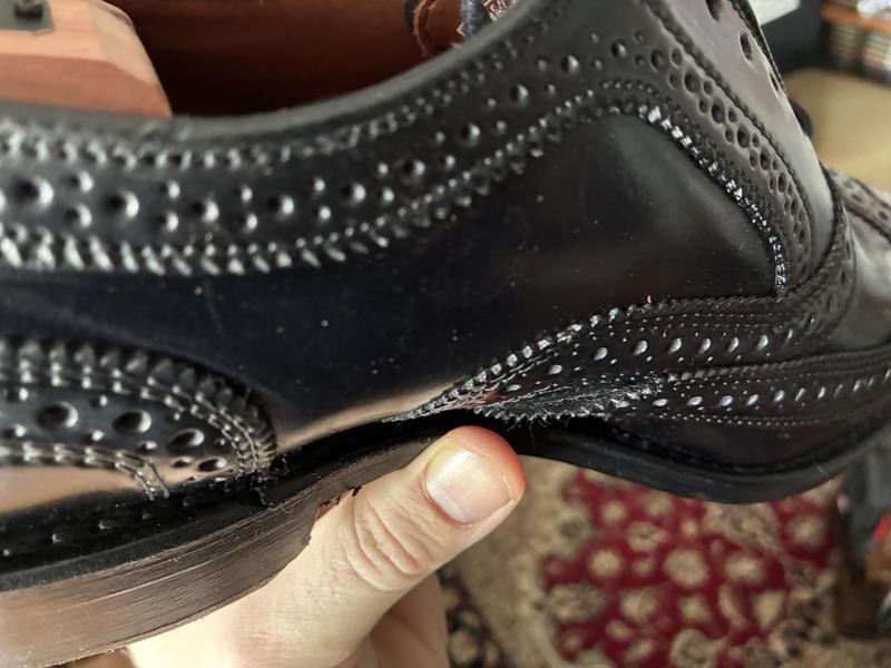Cambridge Shell Cordovan Wingtip Dress Shoe | Men display picture 1