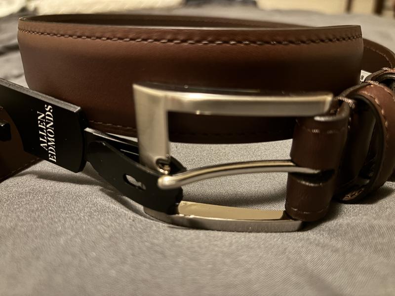 Customer photo for "Classic Leather Dress Belt"