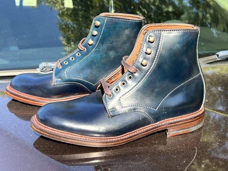 Allen edmonds cordovan fashion boots