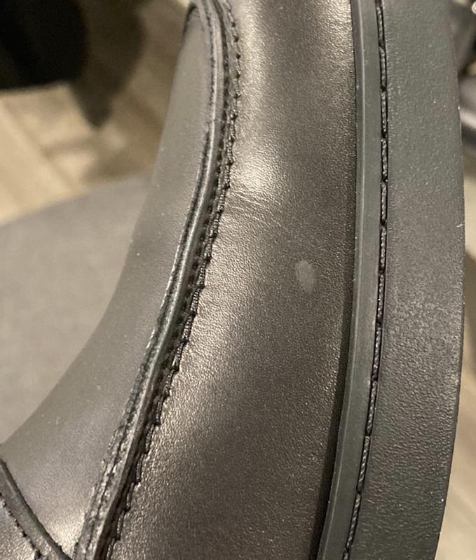 Customer photo for "Great fit but I received one shoe rubbed off a bit"